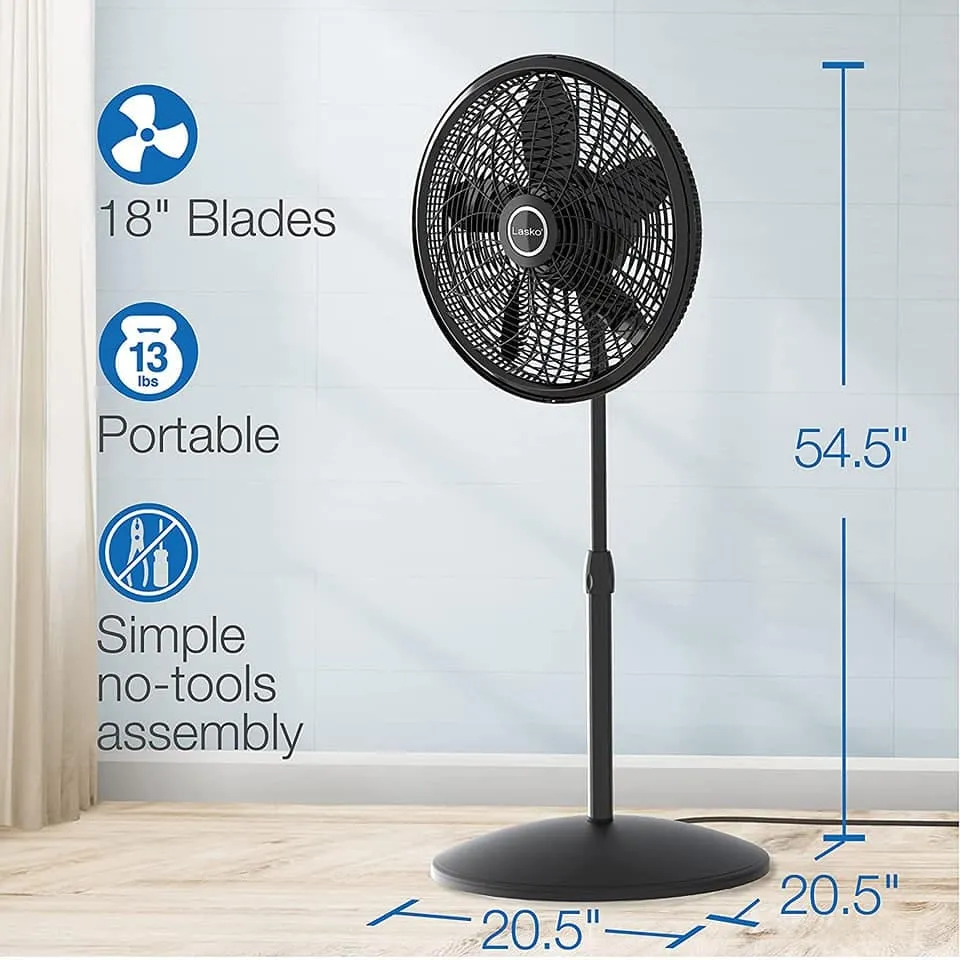 Whirlwind 18" High Performance Pedestal Fan - 20012415