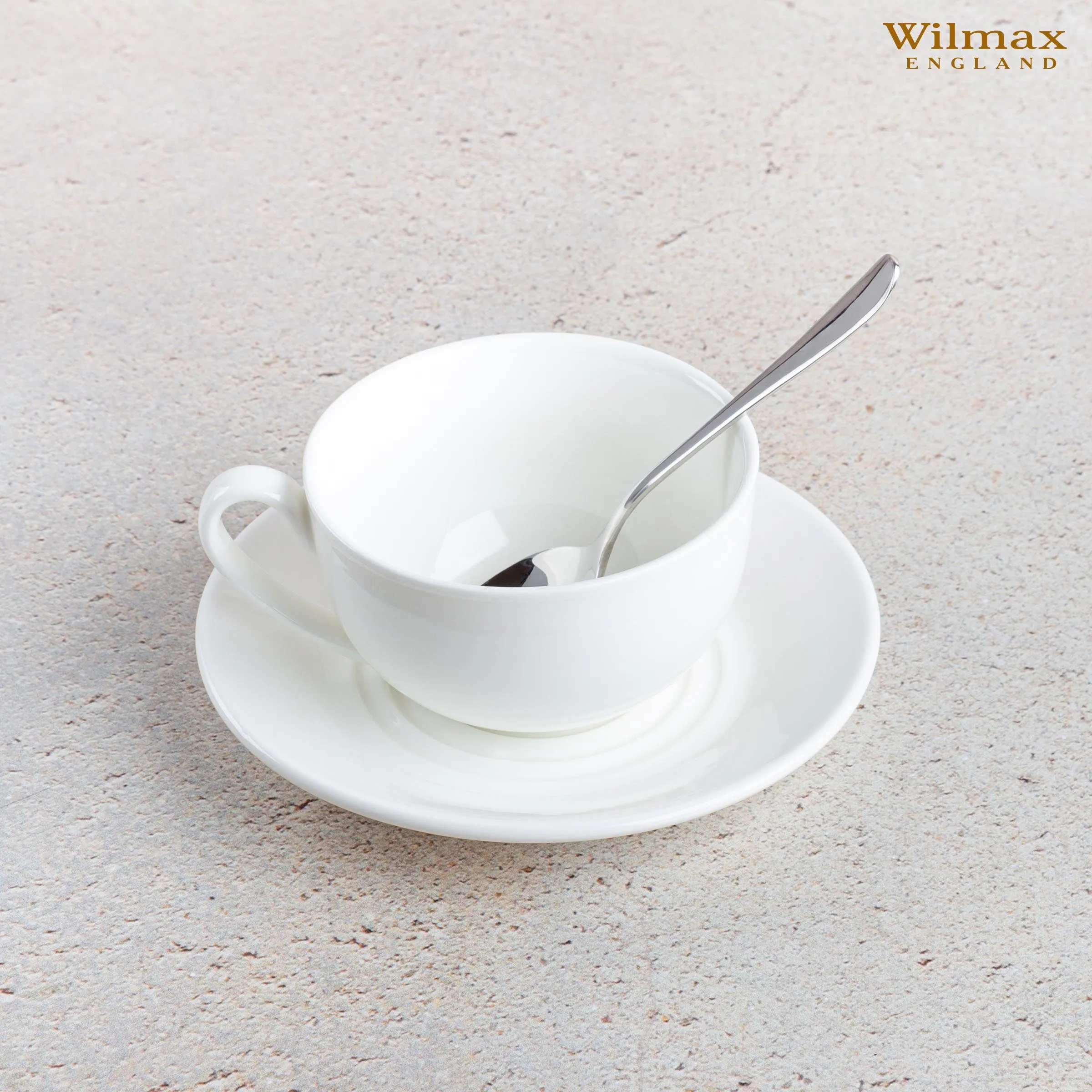 White 8 Oz | 250 Ml Tea Cup & Saucer