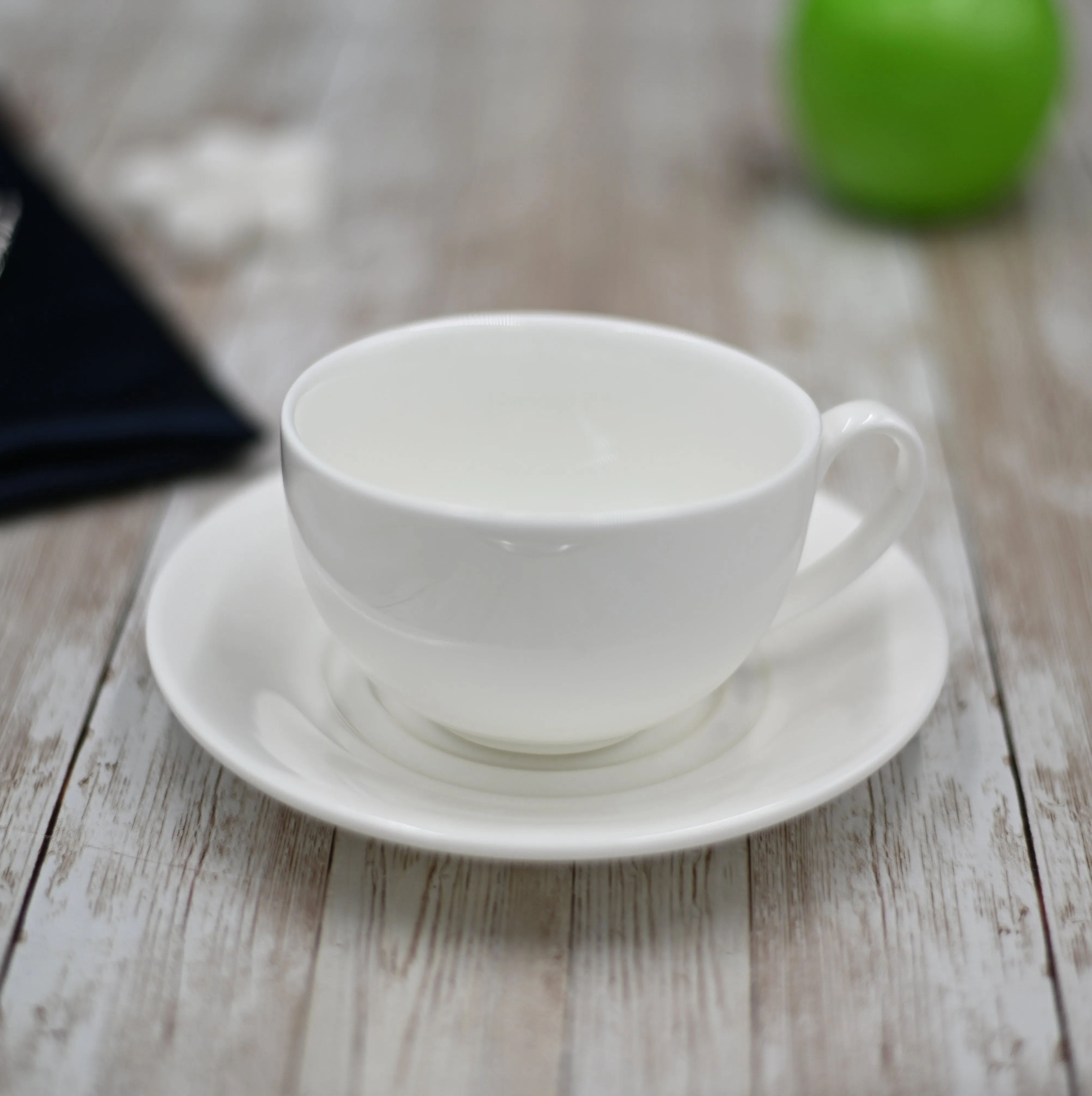 White 8 Oz | 250 Ml Tea Cup & Saucer