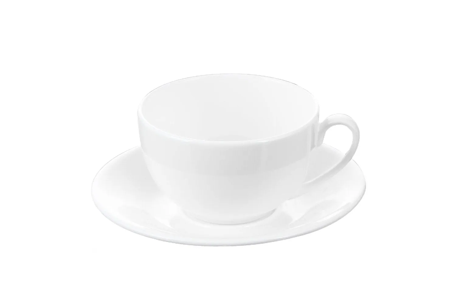 White 8 Oz | 250 Ml Tea Cup & Saucer