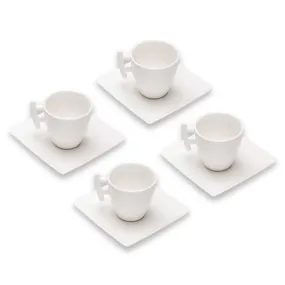 Whyte Cup & Saucer Set (4pc)