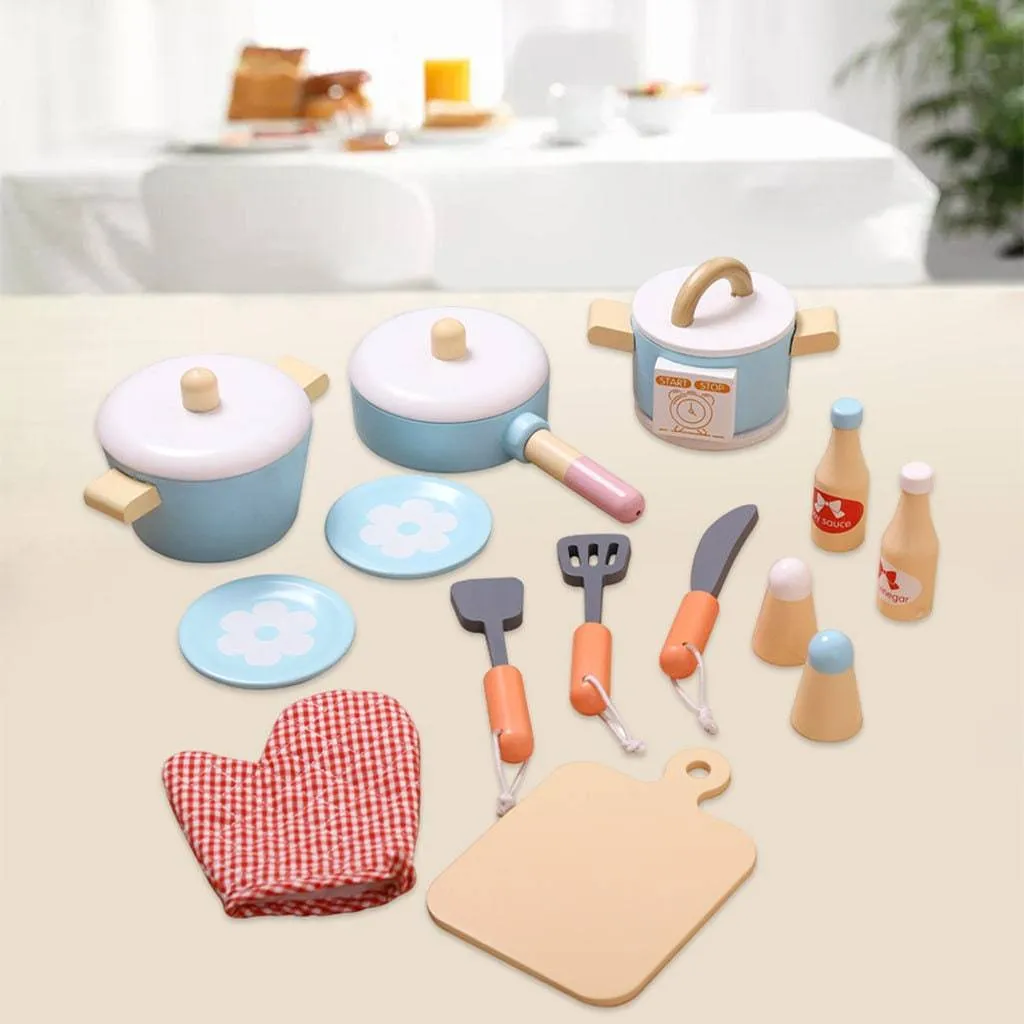 Wood Pots Pans Toys - Durable and Eco-Friendly