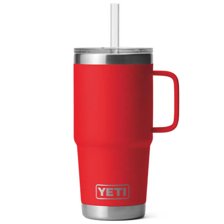 YETI Rambler 25 oz Mug with Straw Lid