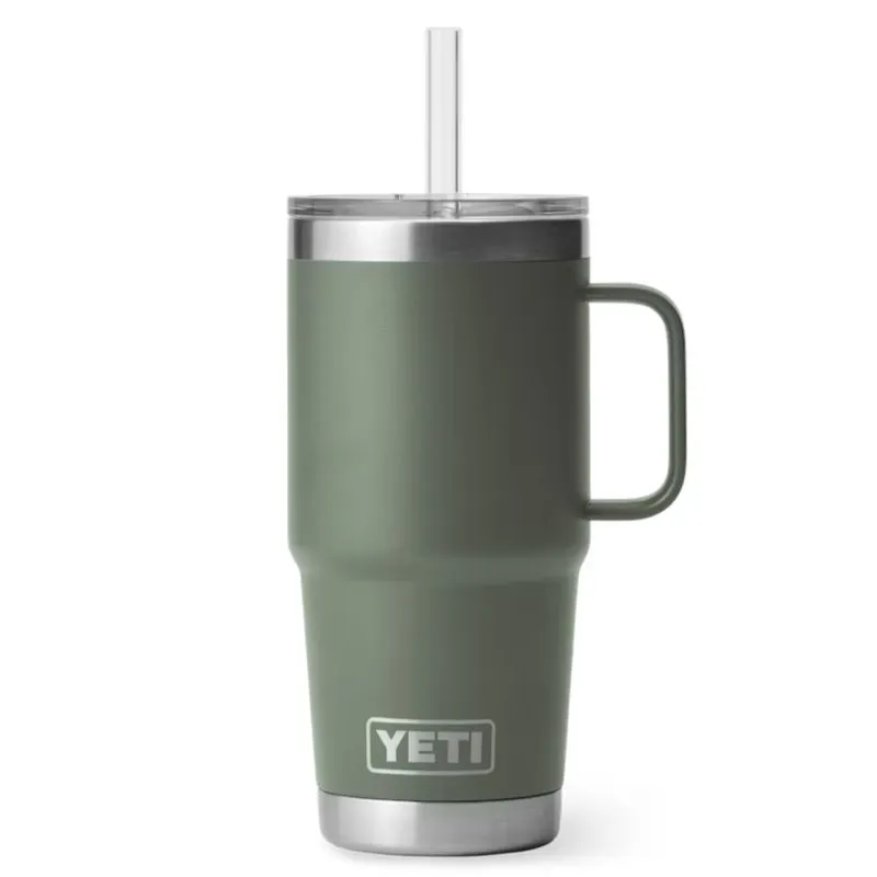 YETI Rambler 25 oz Mug with Straw Lid