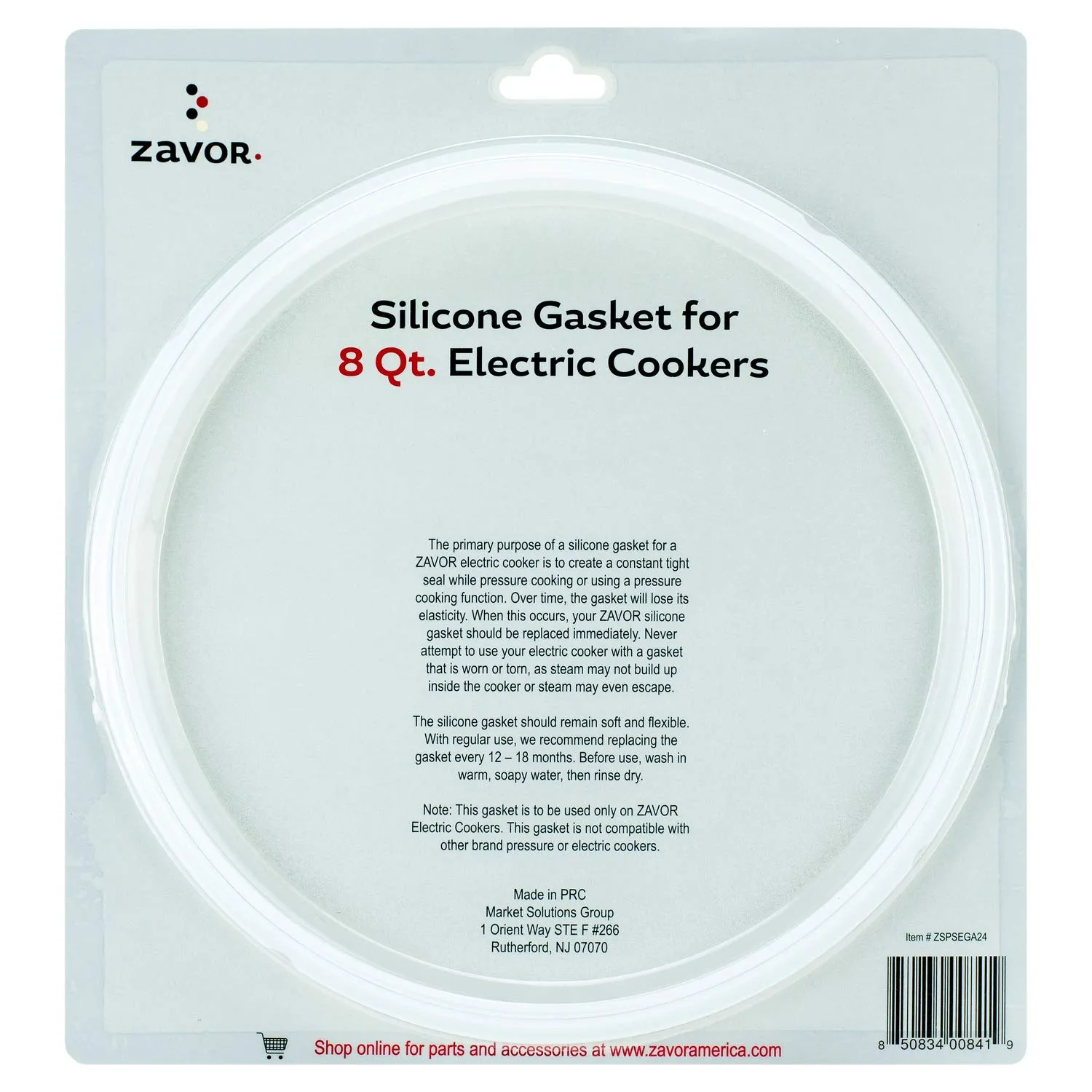 Zavor Replacement Silicone Gasket for Electric Multi-Cookers