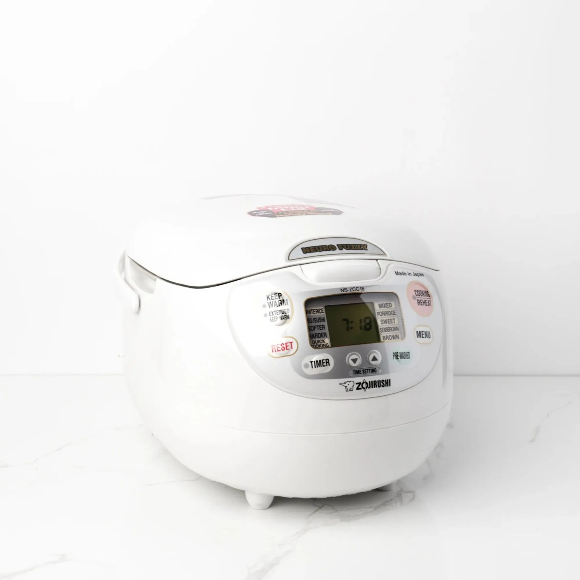 Zojirushi Neuro Fuzzy® Rice Cooker & Warmer NS-ZCC10/18