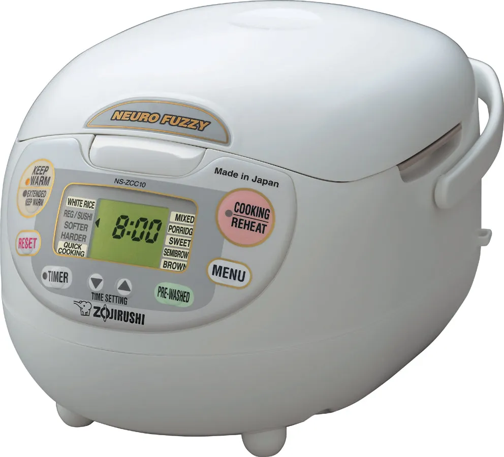 Zojirushi Neuro Fuzzy® Rice Cooker & Warmer NS-ZCC10/18